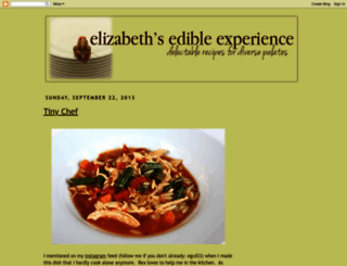 elizabethsedibleexperience.blogspot.com screenshot