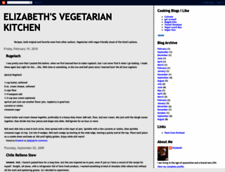 elizabethsvegetariankitchen.blogspot.com screenshot