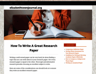 elizabethtownjournal.org screenshot