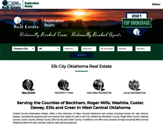 elkcity-ok-realestate.com screenshot