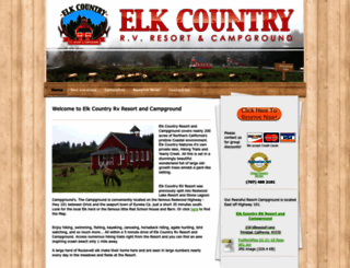 elkcountryrvresort.com screenshot