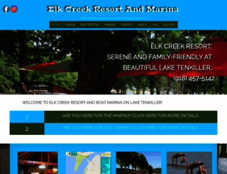 elkcreek-cabinrentals-marina.com screenshot