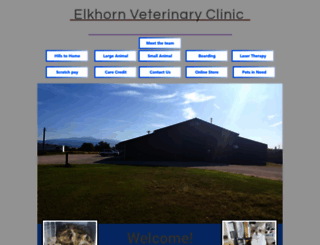 elkhornveterinaryclinic.com screenshot