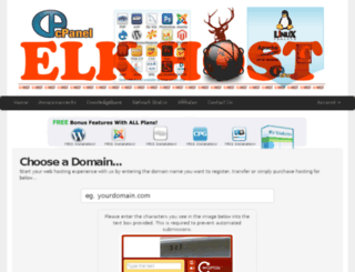 elkhost.com screenshot