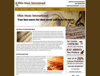 elkinmusic.com screenshot