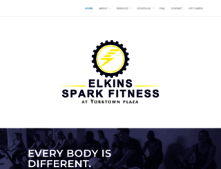 elkinssparkfitness.com screenshot