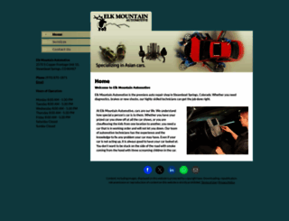 elkmountainautomotive.com screenshot
