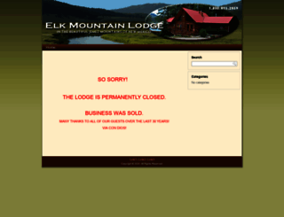 elkmtnlodge.com screenshot