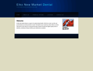 elkonewmarketdental.com screenshot