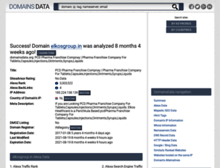 elkosgroup.in.domainsdata.org screenshot