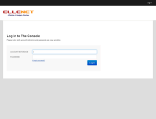ellenet.partnerconsole.net screenshot