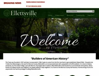 ellettsville.in.us screenshot