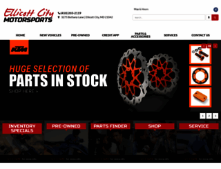 ellicottcitymotorsports.com screenshot