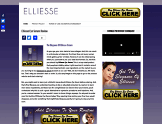 elliesseeyeserum.com screenshot