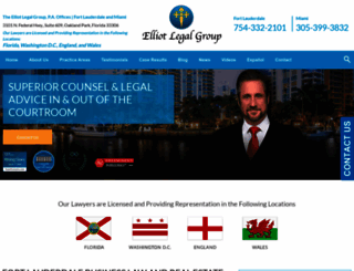elliotlegal.com screenshot