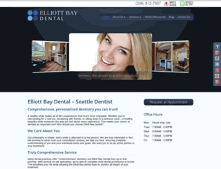 elliottbaydental.com screenshot