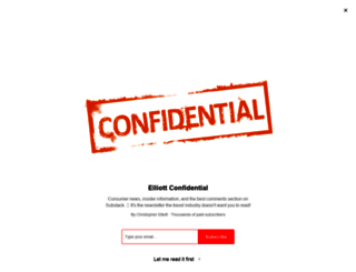 elliottconfidential.com screenshot