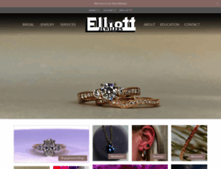 elliottjewelers.com screenshot