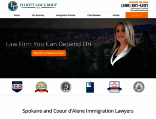 elliottlawgroup.com screenshot