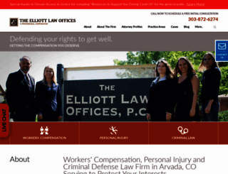 elliottlawoffices.com screenshot