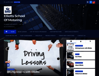elliottsschoolofmotoring.com screenshot