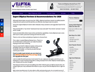 ellipticalreviewguru.com screenshot