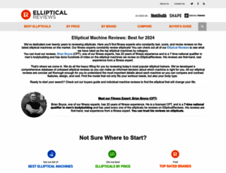 ellipticalreviews.com screenshot
