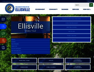 ellisville.mo.us screenshot
