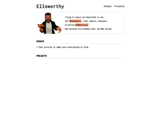 ellsworthy.com screenshot