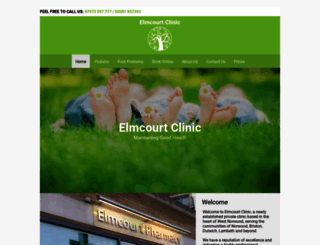 elmcourtclinic.co.uk screenshot