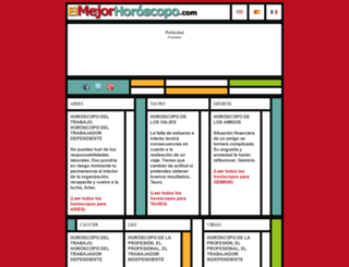 elmejorhoroscopo.com screenshot