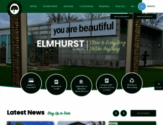 elmhurst.org screenshot