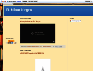 elmimonegro.blogspot.com screenshot