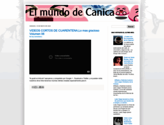 elmundodecanica.blogspot.com screenshot