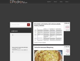 elpedreru.com screenshot