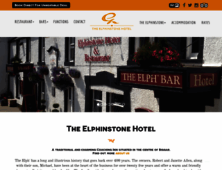 elphinstonehotel.co.uk screenshot
