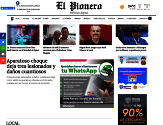 elpionero.com.mx screenshot