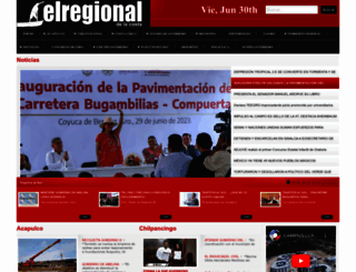 elregionaldelacosta.com.mx screenshot