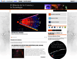 elrincondelacienciaytecnologia.blogspot.mx screenshot