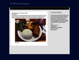 elrinconperuano.com screenshot