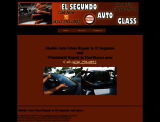 elsegundoautoglass.com screenshot