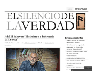 elsilenciodelaverdad.wordpress.com screenshot