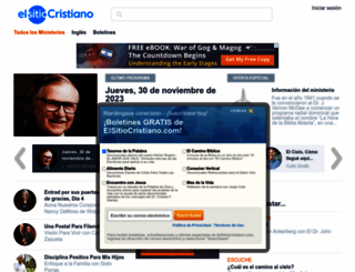 elsitiocristiano.com screenshot