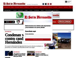 elsoldehermosillo.com.mx screenshot