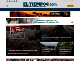 eltiempo.com.ve screenshot