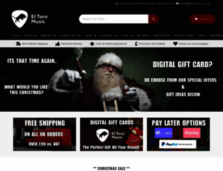 eltoromusic.co.uk screenshot