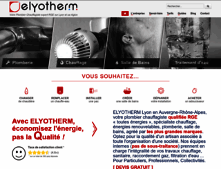 elyotherm.fr screenshot