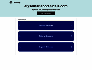 elysemariebotanicals.com screenshot