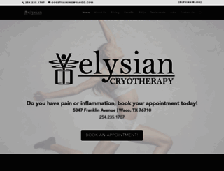 elysiancryotherapy.com screenshot