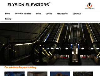 elysianelevators.com screenshot